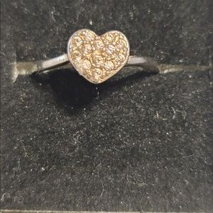 Sterling silver baby or pinky ring